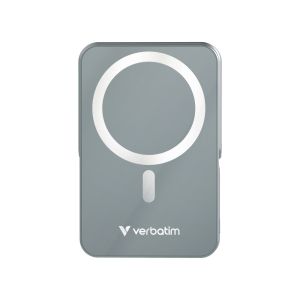 Verbatim Charge 'n' Go Power Bank with Stand Magnetic Wireless 10000mAh Grey