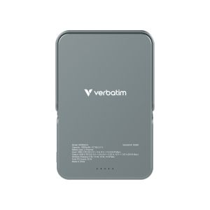 Verbatim Charge 'n' Go Power Bank with Stand Magnetic Wireless 10000mAh Grey