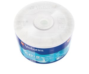 Media Verbatim CD-R 700MB 52X EXTRA PROTECTION WRAP (50 PACK)