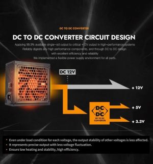 Darkflash PSU ATX 3.1 1250W Gold, Full Modular, PCIe 5.1 - PMT1250 A3