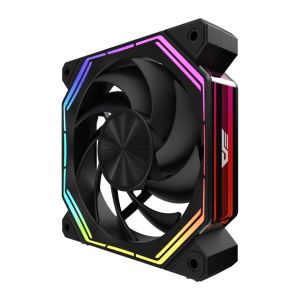 Darkflash Fan Pack 3-in-1 3x120mm - INF34 Black, Daisy-Chain, Addressable RGB