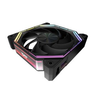 Darkflash Fan Pack 3-in-1 3x120mm - INF34 Black, Daisy-Chain, Addressable RGB