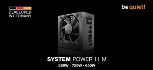 be quiet! PSU ATX 3.1 Gold - System Power 11 M 650W - Full-Modular, System Integration Edition, Bulk