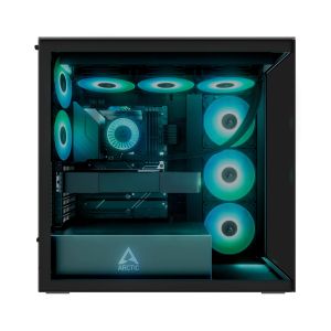 Arctic Case E-ATX - Xtender (Black) - 5 A-RGB Fans included