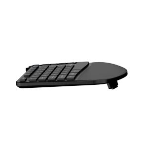 Genius клавиатура Ergonomic Keyboard Ergo KB-700 Black - Copilot, Split Wave Design, Palm Rest