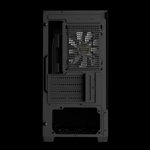 Gamdias кутия Case mATX - AURA GC9M Elite - 3 x 120 mm A-RGB, USB-C, Tempered Glass