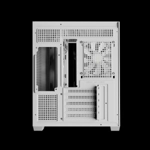 Gamdias кутия Case mATX - AURA GC10M v2 White - 3 x 120 mm A-RGB, USB-C, Tempered Glass