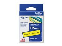 BROTHER P-Touch TZE-211 tape yellow black 12mm