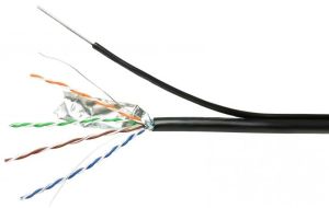 FTP/M cable + Cat.5e 24AWG CCA carrier rope