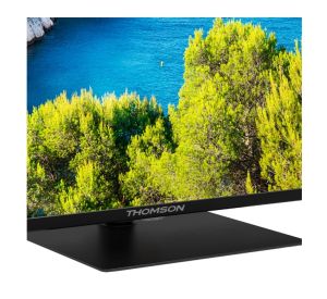 Television Thomson Smart UHD TV 43"; Google TV; 3840 x 2160 (4K UHD), 4000:1, DLED, 60 Hz, DVB-T/T2/C/S/S2, HDR10, Wi-Fi, Bluetooth, LAN, HDMI 2 (2.0) + 2 (2.1), USB 2 (2.0) + 1 (3.0), Central Swivel Stand, Black