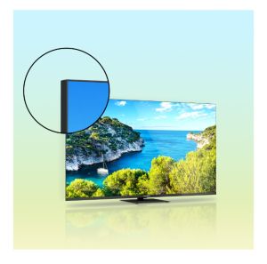 Television Thomson Smart UHD TV 43"; Google TV; 3840 x 2160 (4K UHD), 4000:1, DLED, 60 Hz, DVB-T/T2/C/S/S2, HDR10, Wi-Fi, Bluetooth, LAN, HDMI 2 (2.0) + 2 (2.1), USB 2 (2.0) + 1 (3.0), Central Swivel Stand, Black