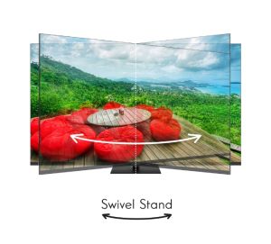 Television Thomson Smart UHD TV 43"; Google TV; 3840 x 2160 (4K UHD), 4000:1, DLED, 60 Hz, DVB-T/T2/C/S/S2, HDR10, Wi-Fi, Bluetooth, LAN, HDMI 2 (2.0) + 2 (2.1), USB 2 (2.0) + 1 (3.0), Central Swivel Stand, Black