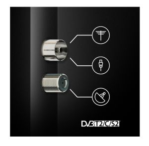 Television Thomson Smart UHD TV 43"; Google TV; 3840 x 2160 (4K UHD), 4000:1, DLED, 60 Hz, DVB-T/T2/C/S/S2, HDR10, Wi-Fi, Bluetooth, LAN, HDMI 2 (2.0) + 2 (2.1), USB 2 (2.0) + 1 (3.0), Central Swivel Stand, Black