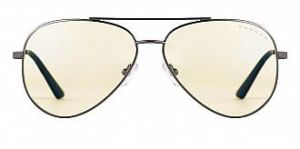 Home and office glasses GUNNAR Maverick Gunmetal Clear, Silver