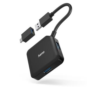 USB Hub, 4 Ports, HAMA-200116