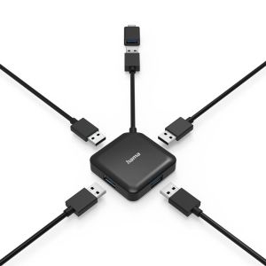 USB Hub, 4 Ports, HAMA-200116