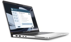 Лаптоп Dell Pro 14 Plus PB14255, AMD Ryzen 7 PRO 250 (24MB, 8C, up to 5.1GHz, 16 TOPS NPU), 14.0" FHD+(1920x1200) IPS, AG, 16GB, LPDDR5, 512GB SSD, AMD Radeon 780M, FHD HDR+IR Cam and Mic, Wi-Fi 7, FPR, Backlit Kb, Win 11 Pro, 3Y, Alum+Dell EcoLoop Premie