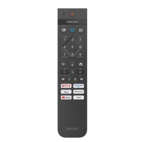 Philips TV 55PUS9010/12, 55" The One 4K Ultra HD QLED, 3840x2160p, DVB-T/T2/T2-HD/C/S/S2, 144Hz, Ambilight 3, P5 Perfect Picture, 90% DCI, HDR+, Titan OS, Dolby Atmos, Dolby Digital, VRR, 4*HDMI, 2*USB, 802.11ac, 40W RMS, Black