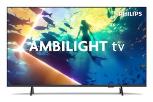 Philips TV 55PUS8010/12, 55" 4K UHD LED, 3840x2160p, 60Hz, DVB-T/T2/T2-HD/C/S/S2, 60Hz, Ambilight 3, Pixel Precise UHD, HDR+, Titan OS, Dolby Atmos & DTS:X, 3*HDMI, 2*USB, VRR, 802.11ac, BT 5.2, 20W RMS, Black