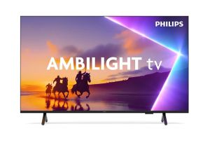Philips TV 55PUS8510/12, 55" 4K Ultra HD QLED, 3840x2160p, DVB-T/T2/T2-HD/C/S/S2, 60Hz, Ambilight 3, Pixel Precise UHD, 90% DCI, HDR+, Titan OS, Dolby Atmos, Dolby Digital, VRR, 3*HDMI, 2*USB, 802.11ac, 20W RMS, Black