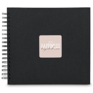 Hama "Fine Art" Spiral Album, 28x24 cm, 50 Black Pages, New Black