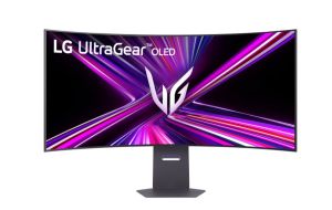 Monitor LG 45GX950A-B, 44.5" UltraGear curved 21:9, 0.03ms, Dual QHD 5K (5120x1440), WUHD 165Hz/ WFHD Dual Mode 330Hz, USB Type-C, 275 cd/m2, 1500000:1, NVIDIA G-Sync, AMD FreeSYnc, USB Type-C 90W, HDR 400, HDMI, DisplayPort, Speaker, DTS, LG Switch, Tilt