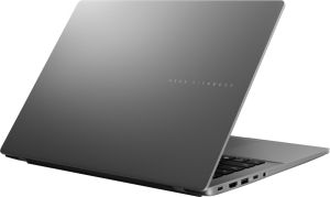 Лаптоп Asus Vivobook S M3407KA-SF030,AMD Ryzen 5 AI,14.0 OLED WUXGA(WU) 1920X1200 16:10 Bend+300nits Glare DCI-P3:95% Glare 60 Hz,16GB DDR5 (on BD),1TB SSD,Backlit Chiclet Keyboard with Num-key, No OS, Matt Grey, AI PC +Backpack