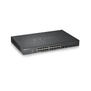 Switch ZyXEL XGS1935-28, 28 Port Lite-L3 Smart Managed Switch, 24x Gigabit Copper and 4x 10G SFP+, hybrid mode, standalone or NebulaFlex Cloud