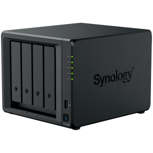 Synology DiskStation DS925+ Tower, 4-Bays 3.5'' SATA HDD/SSD, 2 x M.2 2280 NVMe SSD slot, CPU AMD Ryzen V1500B 4-core 2.2 GHz, 4 GB DDR4 ECC SODIMM, 2x RJ-45 2.5 GbE LAN Port; 2x USB 3.2; 1 x USB Type-C expansion port; 2.26 kg; 3yr warranty