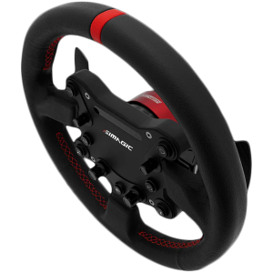 SIMAGIC GT Sport Steering Wheel 300mm, QR50, Shifter Paddles, alcantara