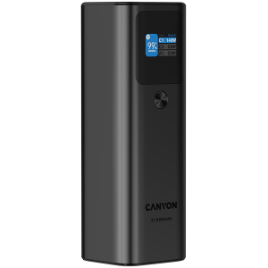 CANYON power bank PB-2010 TFT 27000 mAh 97.2Wh PD140W QC 3.0 Dark Grey