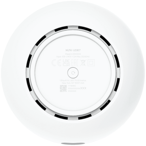 Ubiquiti UniFi UDR7 Dream Router 7 Desktop 10G Cloud Gateway with integrated WiFi 7, PoE switch, microSD storage, and full UniFi application support, 10G SFP+ and (1) 2.5 GbE RJ45 WAN port, 64 GB microSD