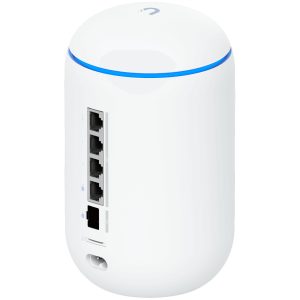 Ubiquiti UniFi UDR7 Dream Router 7 Desktop 10G Cloud Gateway with integrated WiFi 7, PoE switch, microSD storage, and full UniFi application support, 10G SFP+ and (1) 2.5 GbE RJ45 WAN port, 64 GB microSD