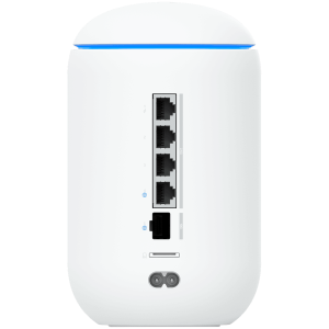 Ubiquiti UniFi UDR7 Dream Router 7 Desktop 10G Cloud Gateway with integrated WiFi 7, PoE switch, microSD storage, and full UniFi application support, 10G SFP+ and (1) 2.5 GbE RJ45 WAN port, 64 GB microSD