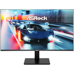 Asrock Gaming Monitor, 24.5 FHD(1920x1080) IPS, Anti-Glare, 120 Hz, 103 sRGB, 16:9, 1300:1, 300 nits, 178/178, 1ms (MPRT), Flicker-free, Tiltt Adjustment, 1x HDMI 1.4, 1x VGA, 3Y