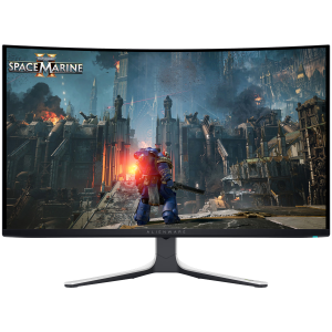Dell Alienware AW3225QF Gaming Monitor, 32"(31.6") QD OLED UHD 3840x2160 240Hz AR, 1000 cd/m2 (HDR peak), 1m:1, 0.03ms, 178/178, 1xDP 1.4, 2xHDMI 2.1, 1xUSB Type-B up , 2xUSB Type-A down, 1xUSB Type-C down, NVIDIA G-SYNC, Height, Tilt, Swivel, Pivot