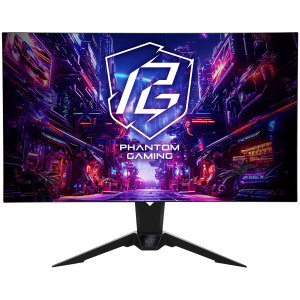 Asrock Gaming Monitor, 31.5" 4K (3840x 2160) OLED, AG, 240/480 Hz, 132% sRGB, 16:9, 1,500,000:1, 178/178, 0.03 ms, High, Swivel and Tilt adjustment, 2x 5W Speakers, 2x HDMI 2.0, 2x DP 1.2, 4x USB 3.2, 1x USB-C, 1x Audio (3.5mm), Wi-Fi antenna, 3Y