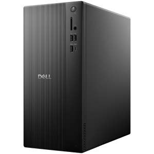 Dell Tower (ECT1250), Intel Core i3 14100 (4C, 8T, 12MB cache, up to 4.7GHz), 8GB (1x8GB) DDR5, 512GB M.2 SSD, Intel UHD Graphics 730, Wi-Fi+BT, BG KBD, Mouse, Ubuntu, 3Y ProSupport