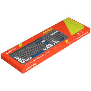 CANYON keyboard HKB-W03 EN AAA Wireless Gray