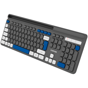 CANYON keyboard HKB-W03 EN AAA Wireless Gray