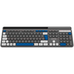 CANYON keyboard HKB-W03 EN AAA Wireless Gray