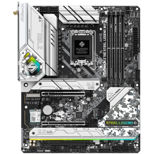 ASROCK MB Desktop Z790 Steel Legend (S1700, 4x DDR5, 1x PCIe 5.0 x16, 1x PCIe 4.0 x16, 1x PCIe 3.0 x1, 4x Hyper M.2, 1x Blazing M.2, 8x SATA3, 2x USB-C, 16x USB 3.2 , 5x USB 2.0, 1x RJ-45 2.5GB Lan, 802.11ax Wi-Fi 6E Module, 1x HDMI, 1x DP, ATX
