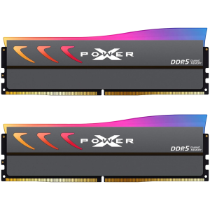 SILICON POWER DDR5-6400,C32,RGB-UDIMM,16GBx2,(2Gx8 SR),w/HS-G