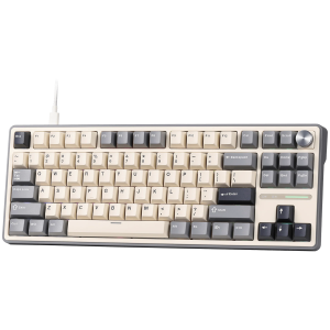 ROYAL KLUDGE R87Pro Half Gray Gaming Keyboard Creamy switch