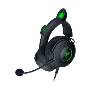Razer Kraken Kitty V2 Pro, Gaming Wired Headset, Razer Chroma RGB, Stream Reactive Lighting, Docked Mode, 50 mm audio drivers, USB, Passive noise-cancelling Microphone, Volume Control