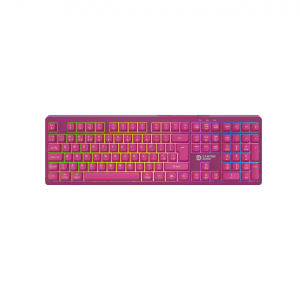 Canyon 105keys gaming keyboard, with 2.4G+ Bluetooth mode, battery 2000mAh, RGB backlight 3 types and 7 colors, size:407*119*19mm, PVC cable 1.8M , Black, weight:556+/-10g