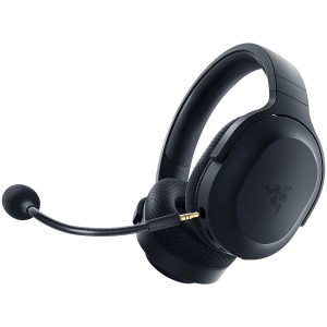 Razer Barracuda X Black Wireless Multi-platform Gaming and Mobile Headset, Razer TriForce 40mm Drivers, Detachable HyperClear Cardioid Mic, Ultra-soft FlowKnit mem foam, 7.1 audio, 50hrs, Dual Wireless, Type-C, Compatible PC, PlaySt, MD, Android , iOs