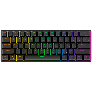 ROYAL KLUDGE RK61 Black Gaming Keyboard Red switch
