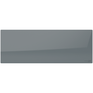 AENO Premium Eco Smart Heater, 700W, Tempered glass, Infrared+convection heating type, LED display, Plug type: Europe (E/F type), GREY