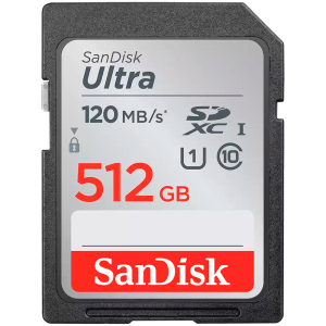 SanDisk Ultra 512GB SDXC Memory Card 150MB/s